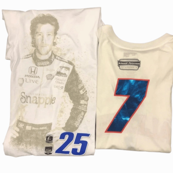 Nascar Mikhail Aleshin Vintage Tee Shirts 2XL-2 For 1 Package - Picture 2 of 3